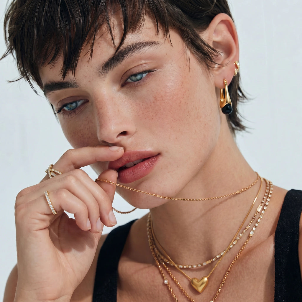 Midnight Drop Earrings