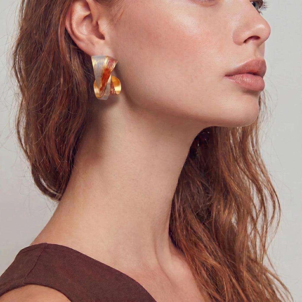 Twisted Flame Hoops
