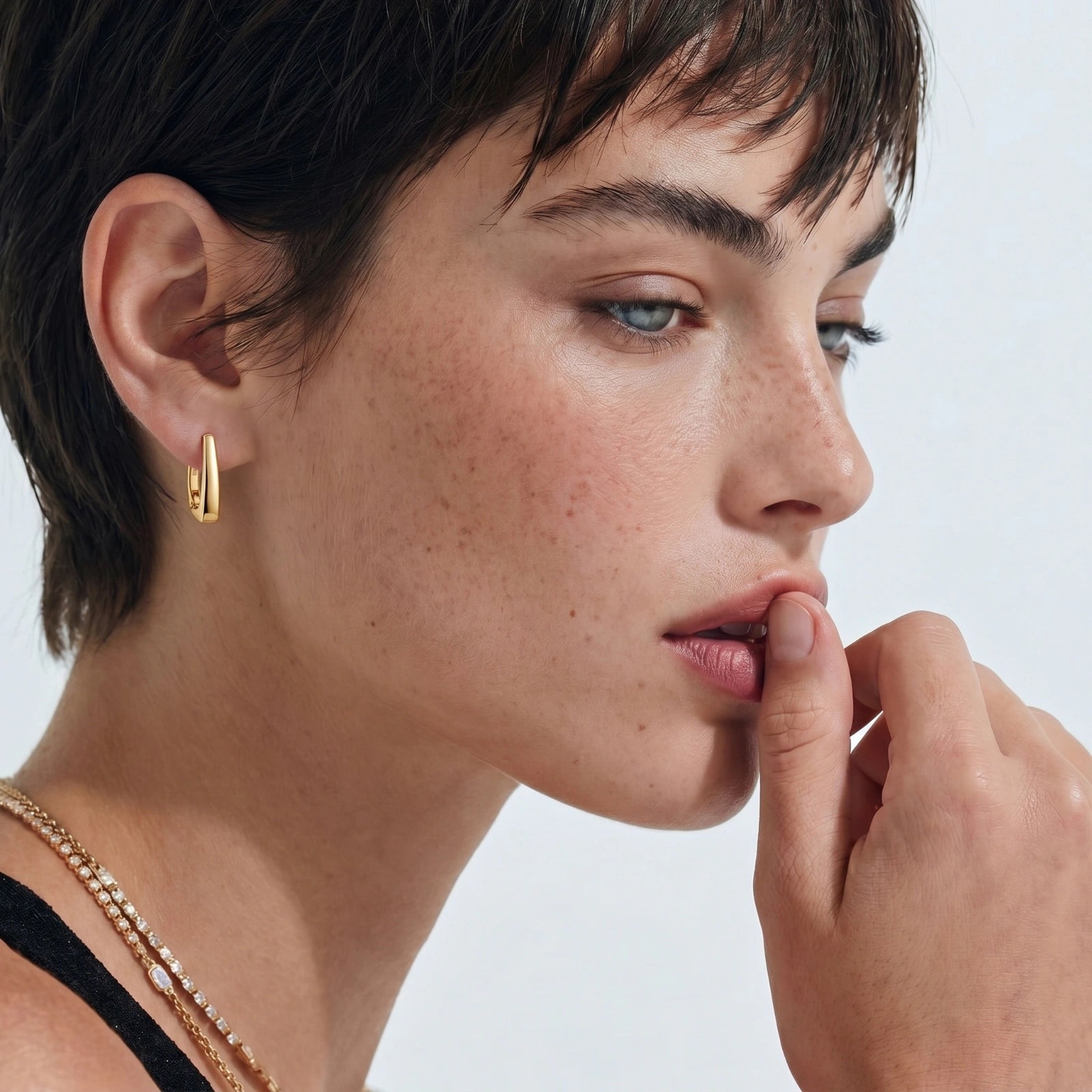 Golden Hour Huggie Earrings