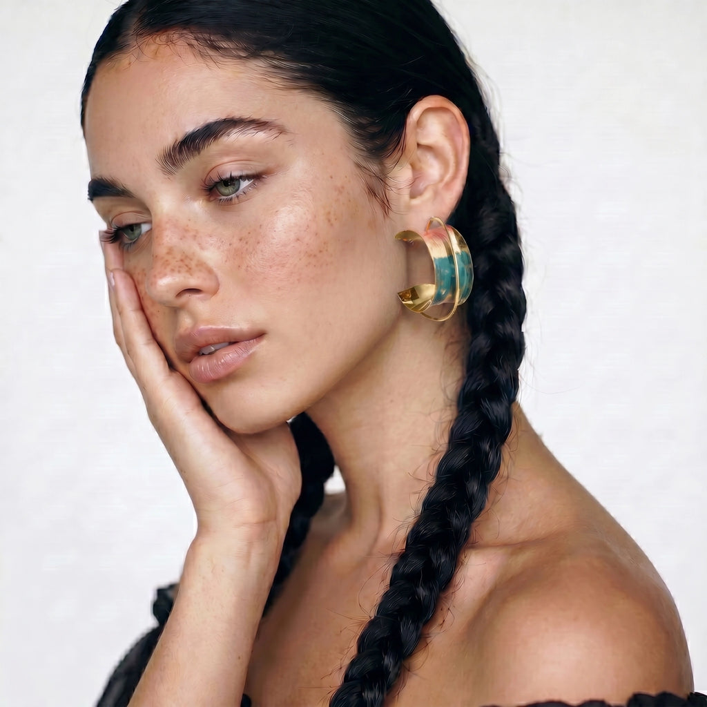 Sunset Mirage Hoops