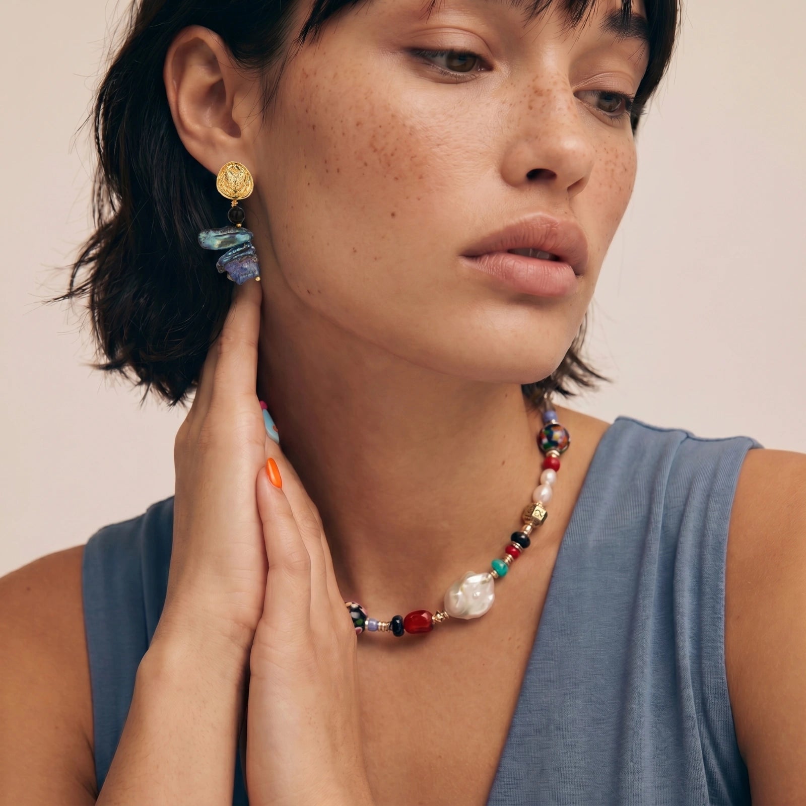 Baroque Luxe Drop Earrings