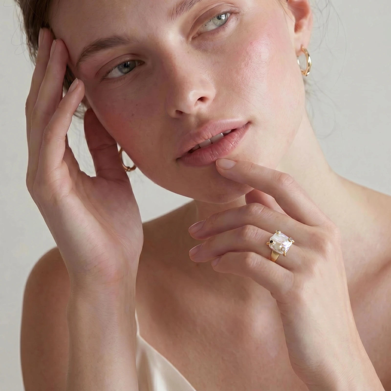 Baroque Pearl Statement Ring