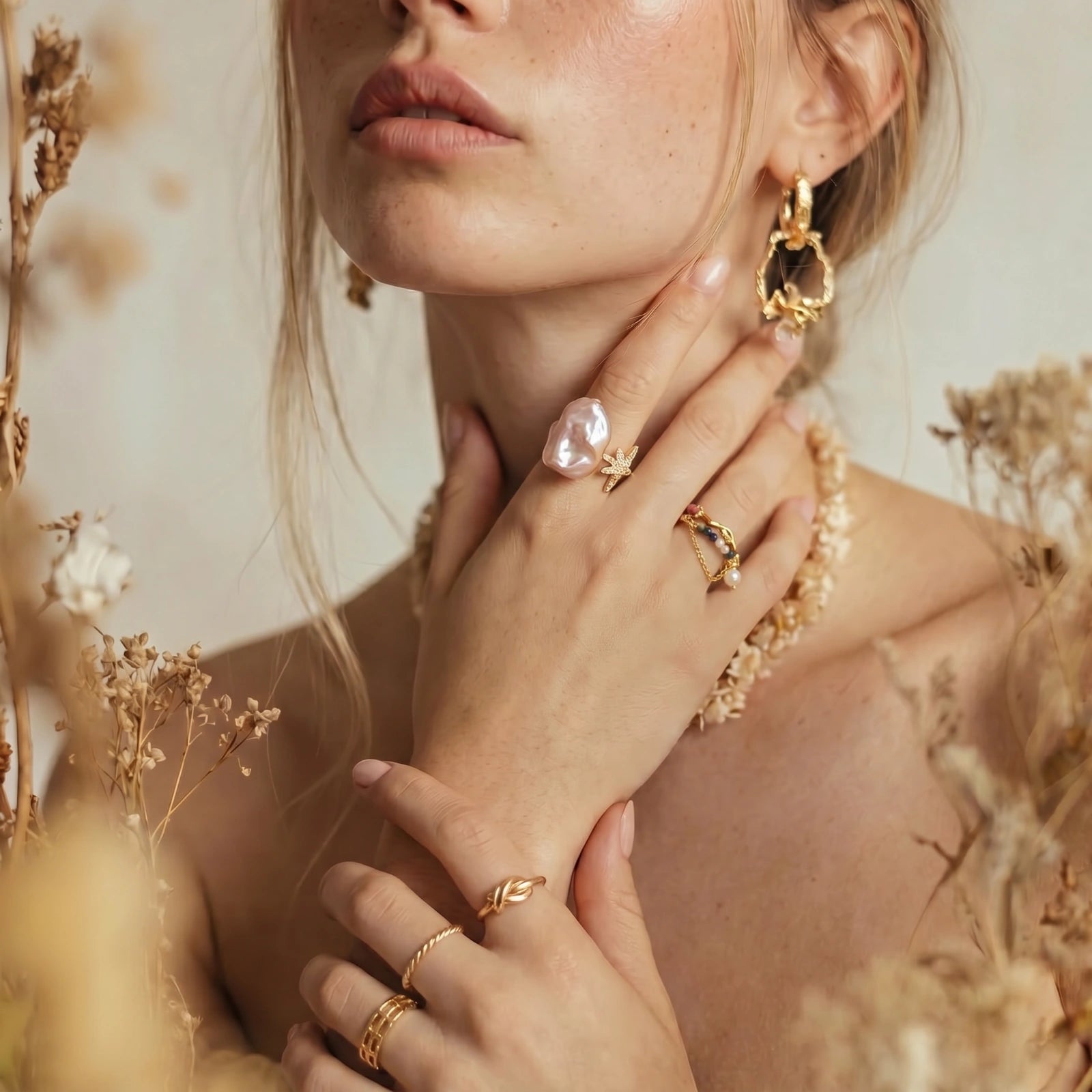 Starlit Pearl Dreams Ring